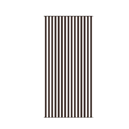 Żaluzja wykonana z aluminium o wymiarach 144cm x 298cm brąz