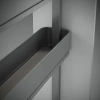 Wysuwany stojak na butelki Harmony cichy domy, Moduł 200mm, Stal i Drewno, Szary antracytowy