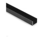 Profil do drzwi przesuwnych Placard U16x14, długość 2.35m, Aluminium, Malowany na czarno