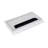 Przepust na przewody Quadrum Anodowany mat 159x80 mm 1szt. Emuca
