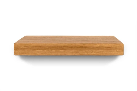 Półka drewniana dębowa o długości 140cm głębokości 30cm i grubości 2cm