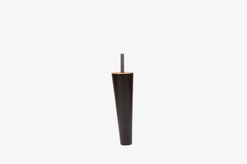 Noga bukowa stożek 15cm lakier-mat z gwintem FI 8