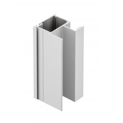 Listwa uchwytowa rączka FLAT LINE 10 mm/4 mm, 2,7 m, Srebrny-anodowany