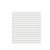 Żaluzja wykonana z aluminium o wymiarach 144cm x 128cm biały