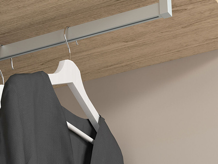 Drążek do szafy Luxe ALU Anodowany mat 3900mm długości