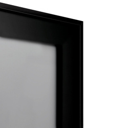 Wzornik profilu aluminiowego PLUS 4 o długości 10 cm Teksturowa czerń Emuca