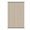 Ścianka ruchoma o szerokości 1440mm i wysokości 2230mm System aluminiowy czarny i 15 desek sosnowych surowych