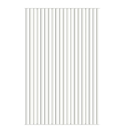 Żaluzja wykonana z aluminium o wymiarach 192cm x 298cm biała