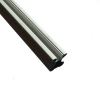 Listwa uchwytowa rączka FALDA 10 mm/4 mm, 2,7 m, srebrny-anodowany