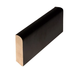 Listwa bukowa czarna 1mb 75x20 R15