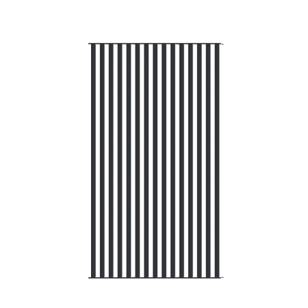 Żaluzja wykonana z aluminium o wymiarach 144cm x 253cm antracyt 