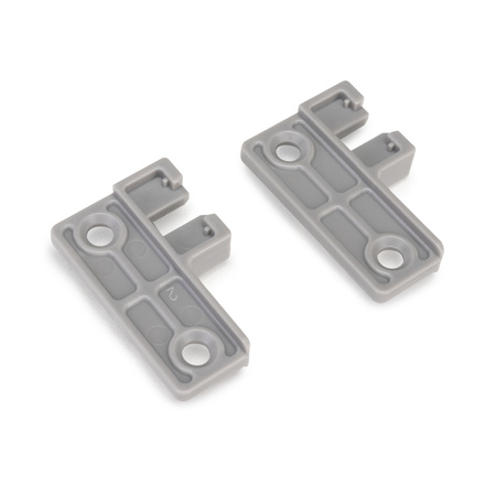 Zestaw relingów do szuflad Vertex oraz Concept, gł. 450 mm, Malowane aluminium EMUCA
