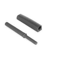 Odbojnik magnetyczny regulowany Lite 80 mm Szary-Antracyt EMUCA