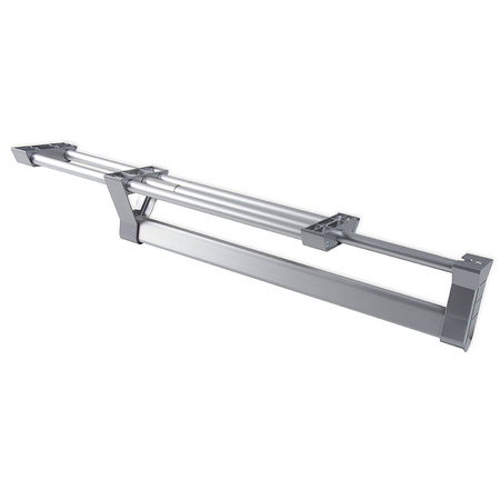 Wieszak wysuwany o głębokości 430mm Anodowany mat