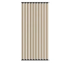 Ścianka ruchoma o szerokości 960mm i wysokości 2030mm System aluminiowy czarny i 10 desek sosnowych surowych