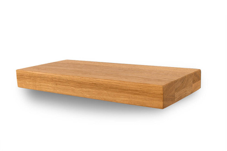 Półka drewniana dębowa 220x15x2cm w zestawie z 4 trzpieniami