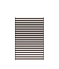 Żaluzja wykonana z aluminium o wymiarach 192cm x 128cm brąz