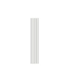 Żaluzja wykonana z aluminium o wymiarach 48cm x 253cm biała