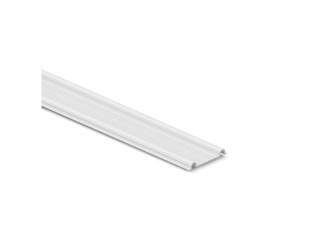 Szyna dolna Placard 74 Klasyczne do drzwi przesuwnych o długości 3,9m, cięty na 2x1.95m długości, Aluminium, Malowane na biało