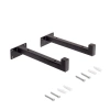 Półka drewniana dębowa 30x20x2cm w zestawie z czarnym uchwytem Shelf