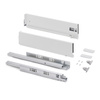 Szuflada Emuca L-300 H-131 Średnia z systemem cichego domyku Biała zewnętrzna 40 kg Vertex 3D