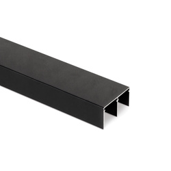 Próbnik toru górnego jezdnego do drzwi przesuwnych Placard 74, długość 10cm, Aluminium, Malowany na czarno