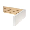 Listwa bukowa biała 70x20 R3