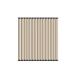 Ścianka ruchoma o szerokości 1440mm i wysokości 1530mm System aluminiowy czarny i 15 desek sosnowych surowych