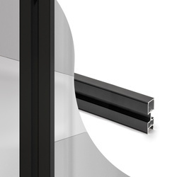 Próbka profilu do systemu modułowego ZERO 10cm Czarny