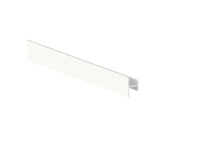 Profil do drzwi przesuwnych Placard H10x12/22, 2,35 m cięty na 1,95m + reszta, Malowane na biało, Aluminium