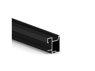 Listwa uchwytowa do szaf Sharp 10, długość 2.7m, Aluminium, Malowana na czarno