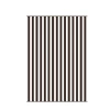 Żaluzja wykonana z aluminium o wymiarach 144cm x 203cm brąz