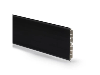 Próbka cokołu kuchennego Plasline 10 cm, wysokość 100 mm, Plastik Czarny