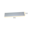 Kratka wentylacyjna do mebli 600 mm Anodowany mat Emuca