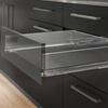 Szuflada Emuca L-550 H-93 Niska z systemem cichego domyku Biała zewnętrzna 40 kg Vertex 3D