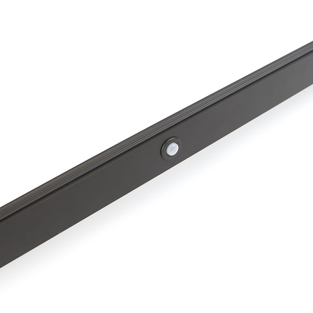 Drążek ubraniowy z LED 858 mm Emuca, z czujnikiem ruchu, Mokka