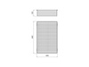 Szuflada metalowa do szafy i garderoby Quartz, 640 (M80), Stal, Tytanowy