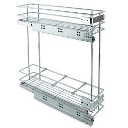 Kosz cargo 150 mm 2xPółki Boczne cichy domyk