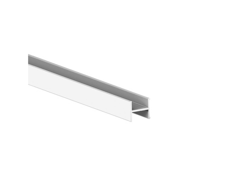 Profil do drzwi przesuwnych Placard H16x18, cienki profil, 1.15m, Aluminium, Malowane na biało