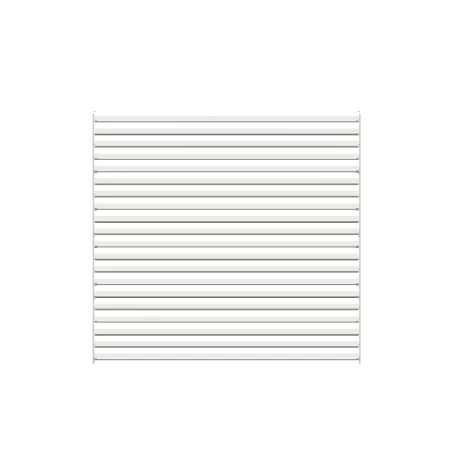 Żaluzja wykonana z aluminium o wymiarach 192cm x 203cm biały