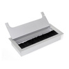 Przepust na przewody Quadrum Anodowany mat 269x80 mm 1szt. Emuca