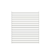 Żaluzja wykonana z aluminium o wymiarach 144cm x 123cm biały