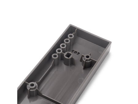 Rama z cichym domykiem i prowadnicami z pełnym wysuwem do akcesoriów meblowych Quartz, 812-838mm, Aluminium i plastik, Tytanowy