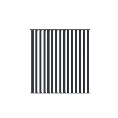 Żaluzja wykonana z aluminium o wymiarach 144cm x 153cm antracyt 