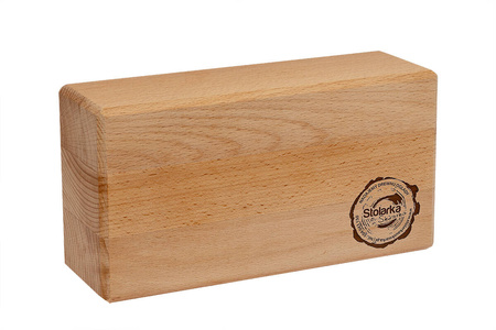 Cegła 2szt.do jogi bukowa 23x12x7,5cm wąska