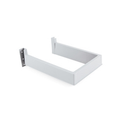 Osłona do syfonu do wnętrza szuflady gł. 253 mm biały plastik