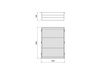 Szuflada w postaci kosza drucianego do szaf i garderoby Quartz, 540mm (M70), Stal, Tytanowy