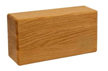 Cegła do jogi dębowa 23x15x7,5 cm