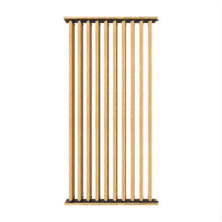 Żaluzja panel uchylny ruchome deseczki dębowe o szerokości 96cm i wysokości 250cm