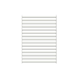 Żaluzja wykonana z aluminium o wymiarach 144cm x 103cm biały